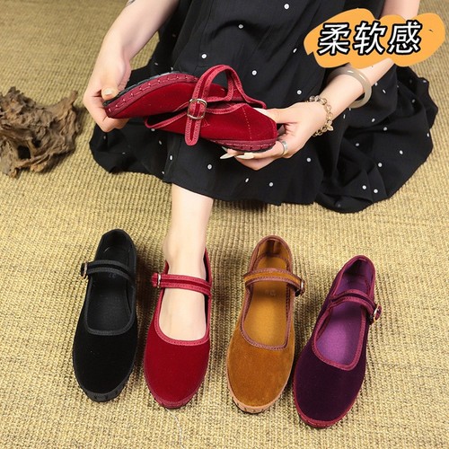 Scarpe mary jane velluto - mary,