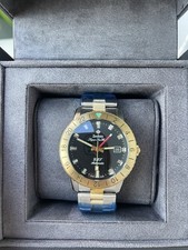 Nuovissimo! Zodiac Super Sea Wolf 40 mm acciaio inox argento bicolore
