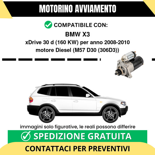 Motorino avviamento bmw - avviamento,