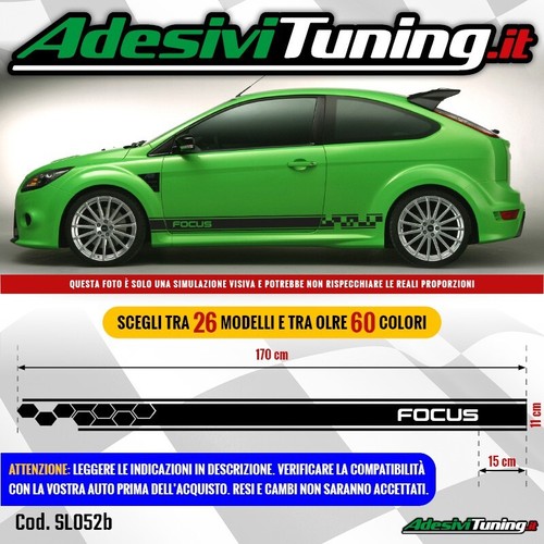 Kit adesivi strisce laterali - kit, 2