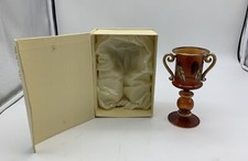 Vaso Porta fiore Anfora Vetro Helene Fatto A Mano Made Italy H 16,5 Cm