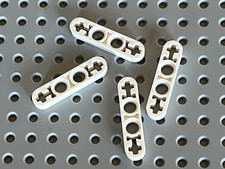 4 x LEGO Technic white Liftarm 1 x 4 Thin 32449 / Set 10212 8008 8009 8284 10144