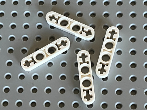 Lego technic white liftarm - x,
