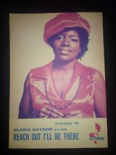 GLORIA GAYNOR REACH OUT ALL BE THERE SPARTITO MUSICALE 1975 Sheet music Italian