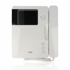 URMET 1740/40 Videocitofono 4", 50 Hz predisposto per audiolesi, bianco