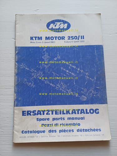 Ktm motore 250 1980 81 - motore, 1980-81