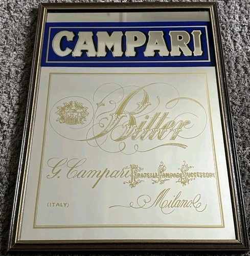 Lotto quadro specchio campari - quadro,