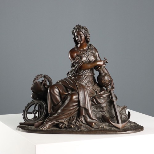 Figura giovane donna bronzo - donna,