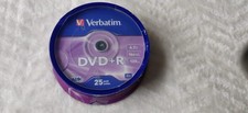 25 DVD +R Verbatim 16x 4.7 gb vergini vuoti silver