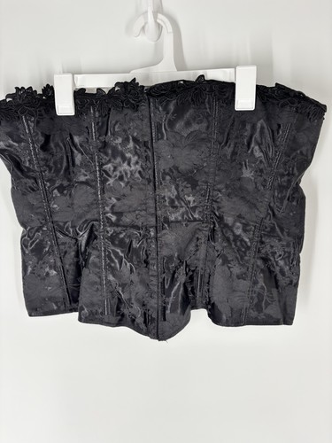 Corsetto broccato floreale
