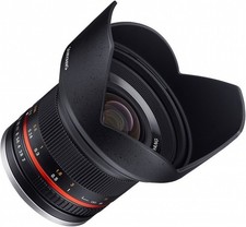 Samyang 12 mm F2.0 NCS CS obiettivo ultra grandangolare per Fujifilm attacco X nero