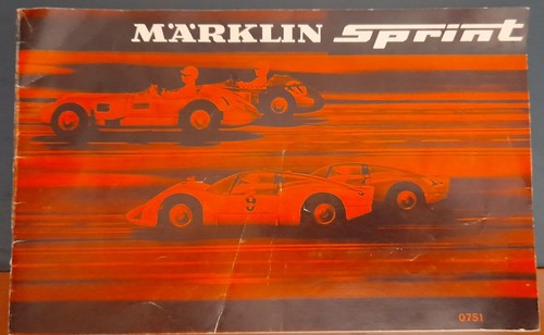 Catalogo marklin sprint raro - catalogo,