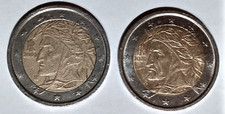2x Italia Moneta Commemorativa