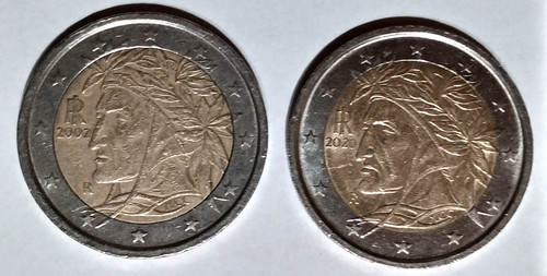 Moneta commemorativa euro - 2x,