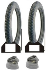 2 COPERTONI+2 CAMERE D'ARIA MISURA 2-1/4-18 (2-25-18)MOTO MORINI CORSARINO ZZ 50