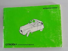 Manuale / Guida Citroen 2 CV6