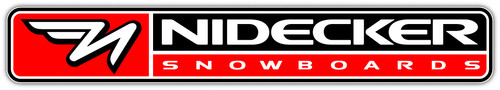 Adesivo nidecker snowboard - adesivo,