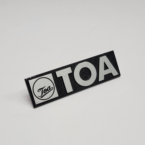 Targa nome logo metallo cabina - nome,