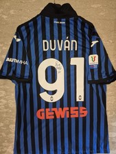 maglia calcio atalanta 2020 2021 duvan zapata 91 match worn autografata joma