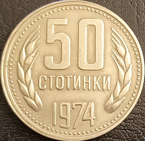 Bulgaria moneta mezzo lev 1974 - bulgaria,