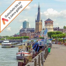 Breve viaggio Düsseldorf 3 giorni 2 notti lusso Hilton Hotel per 2 persone buono