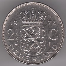 Moneta Nichel Olanda 2,5