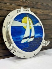 Finestra oblò alluminio