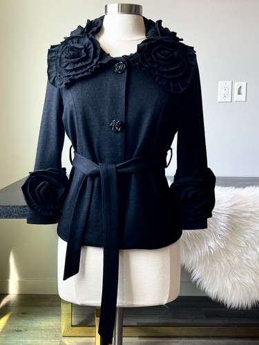 Cappotto corto misto lana - , nero