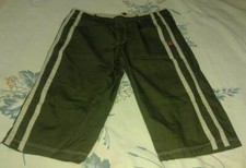 Bob & Paul regular brand pantaloni pinocchietto estivi verdi Tg 54 Usa 38 F 48