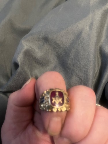 Anello massonico vintage - , opale