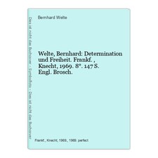 Welte, Bernhard: Determination