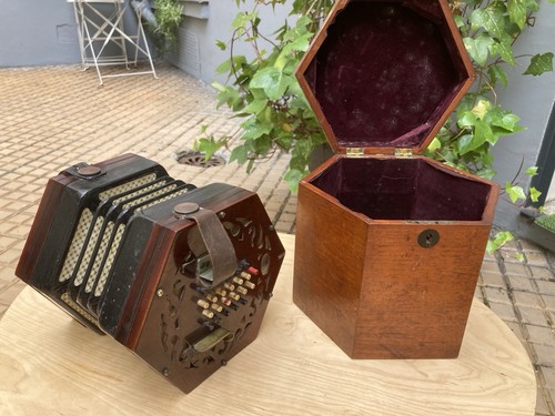 Concertina lachenal 19eme - lachenal,