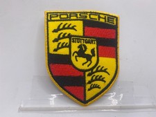 PORSCHE NUOVO RICAMO AZIENDA FERRO SU NOME TOPPA ETICHETTA 3 X 2-1/2