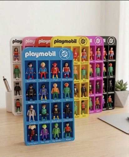 Espositore playmobil comics - dc,