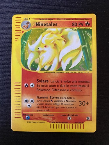 Carta pokemon ninetales holo - ,