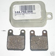 S7 144750008 Coppia Pastiglie Freno Organica  Mini Cross Mini Moto Polini 