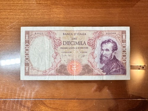 Banconota lire 10000 - banconota,