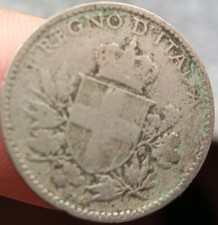 Raro errore di conio 20 centesimi 1918 con "0" prima di Regno. variante