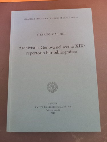 Gardini archivisti genova - gardini-, a