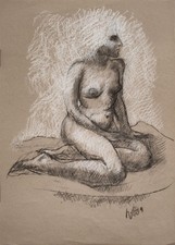 Wulfried Hengstenberg nudo di