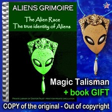 Antique Book Magic Occult Esoteric Grimoire Alien Dna Contact Paranormal Psychic