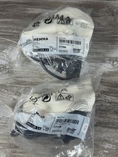 Set 2 nuove lampade a sospensione IKEA Hemma E26 luce sospensione cavi neri 15,5' 75w