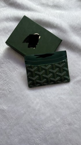 Green logo pattern card - card, holder