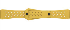 Cinturino Gomma giallo per
