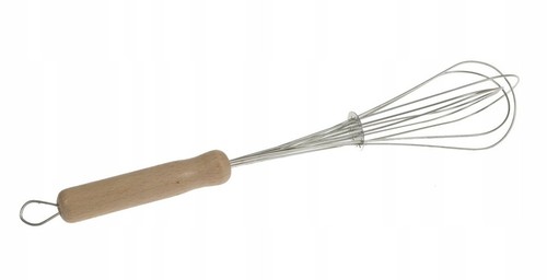 Frusta legno sbattitore - frusta, in