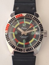 Lanco Sub Diver Vintage anni 70 Carica Manuale - Cassa Cromata  Revisionato 2021