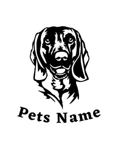 Adesivo vinile cane - , profumo