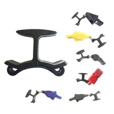 Arbitro Fischietto Supporto per dita Fischietto Impugnatura per dita Allenamento