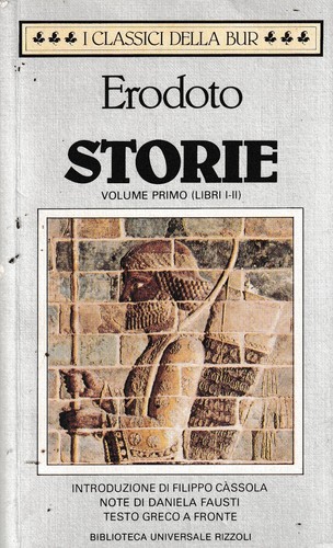 Erodoto storie i ii - erodoto, i-ii