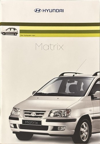 Hyundai matrix depliant - hyundai,